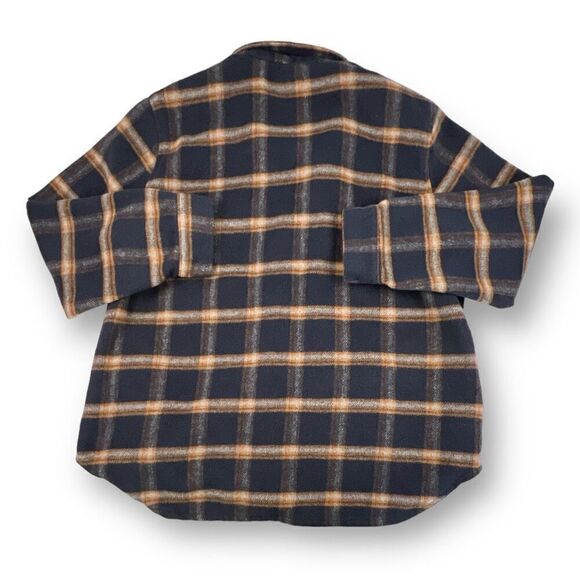 Oat Flannel Shacket Shirt Size Extra Large - Picture 4 of 6